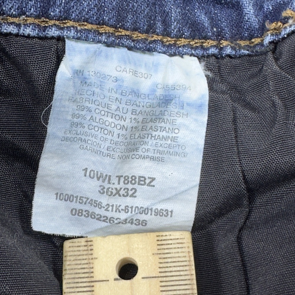 Wrangler Retro Jeans Mens 36x33 (34x31) Slim Boot Cowboy Western Denim Workwear - Picture 4 of 8
